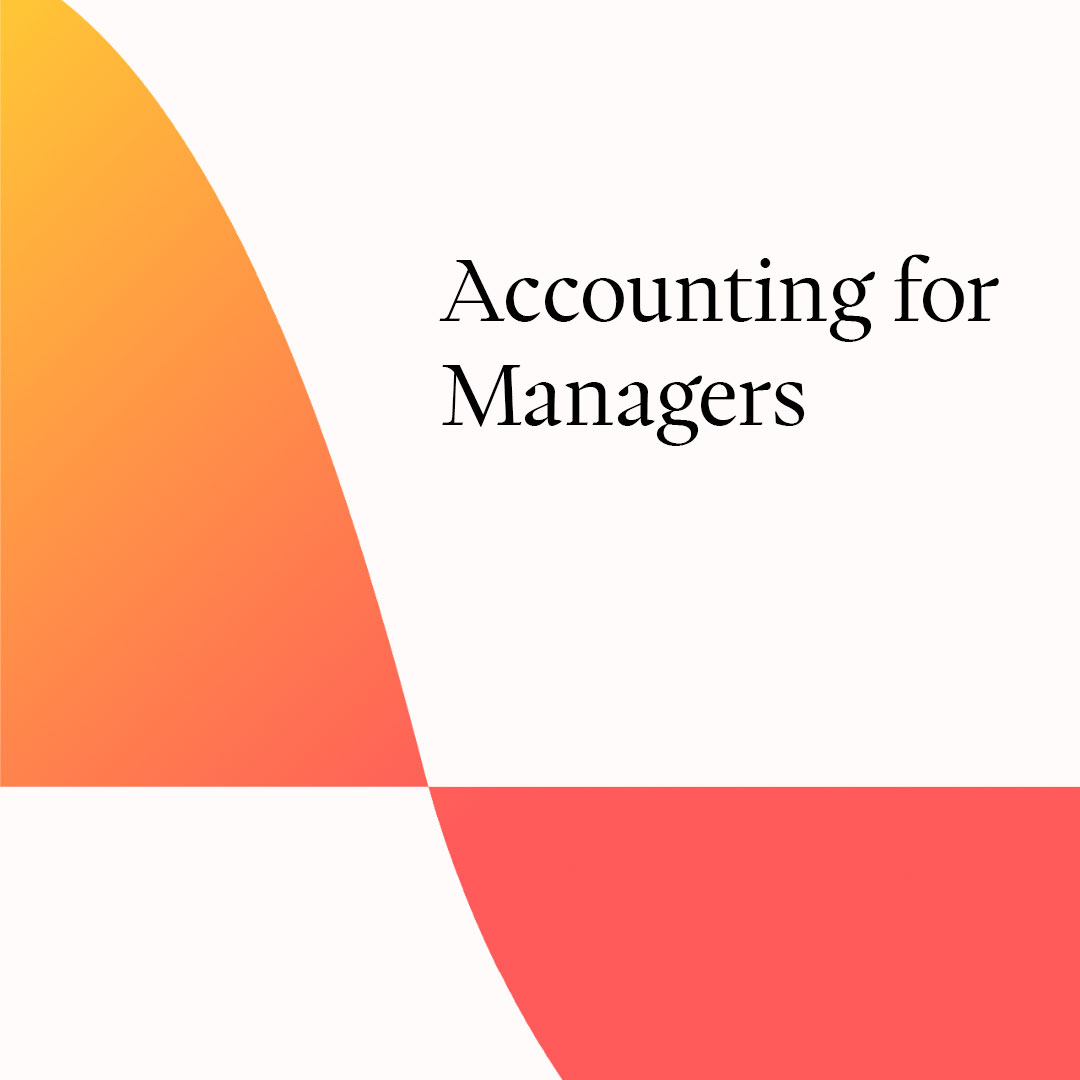 Cover for Accounting for Managers Course