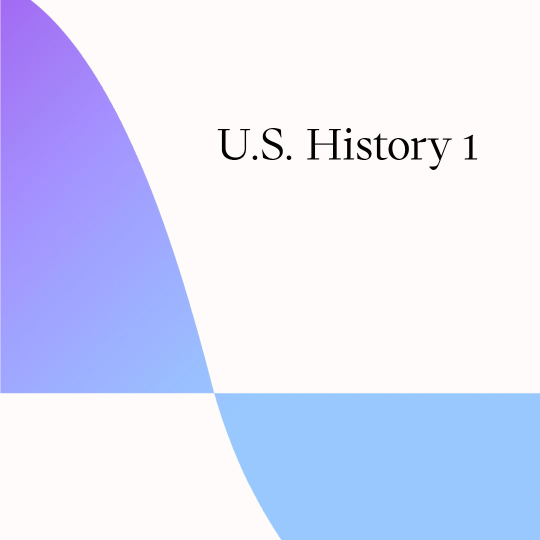 Cover for U.S. History I Course